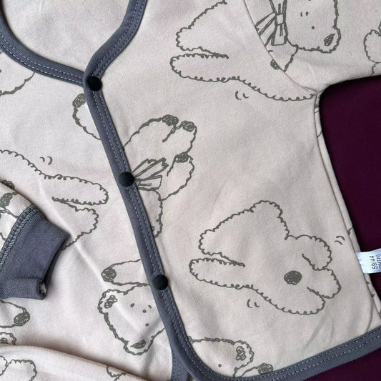 2-Piece Imported cotton Baby Clothing Set blue