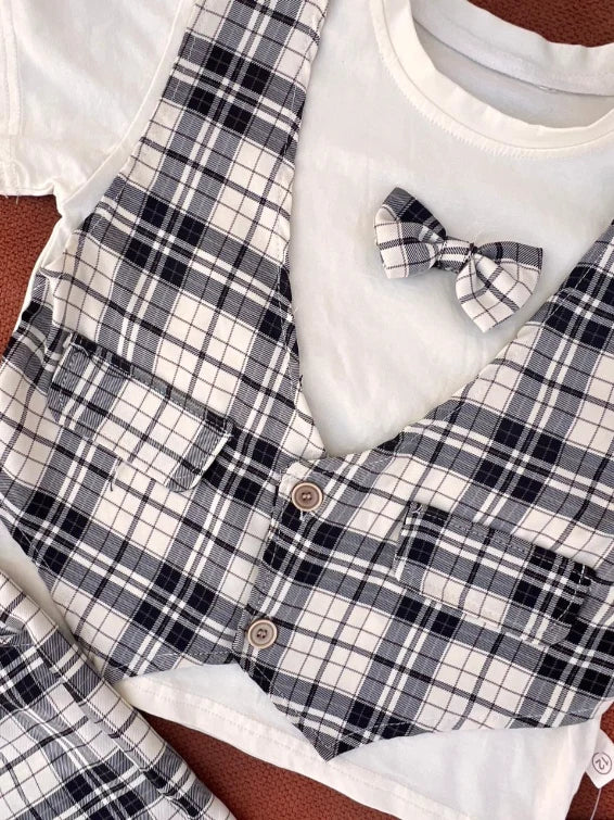 2-Piece Formal Set for Boys – Imported Shirt & Waistcoat Combo