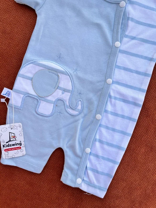 Baby Elephant Cotton Romper for Babies – Summer Outfit