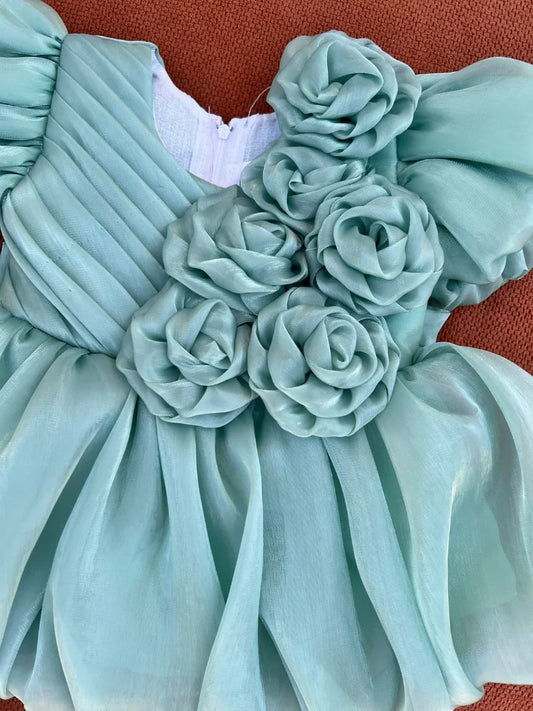 Baby Girl Frock – Floral Outfit