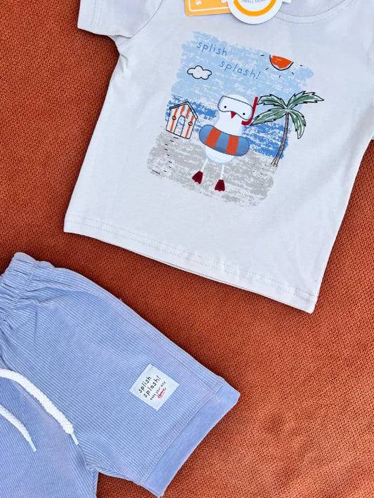 Baby Summer T-Shirt & Shorts Set – Soft Cotton Outfit