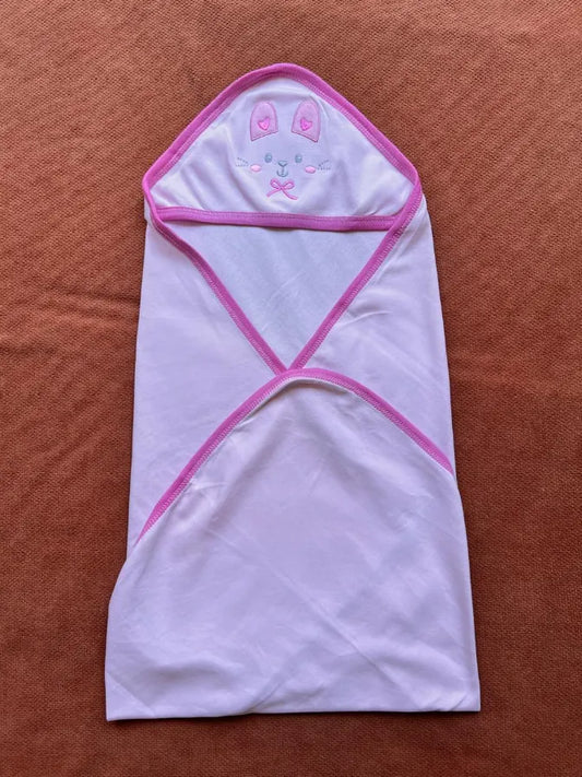 Baby Wrapping Shawl – 1 Soft Cotton Hooded Blanket Lion