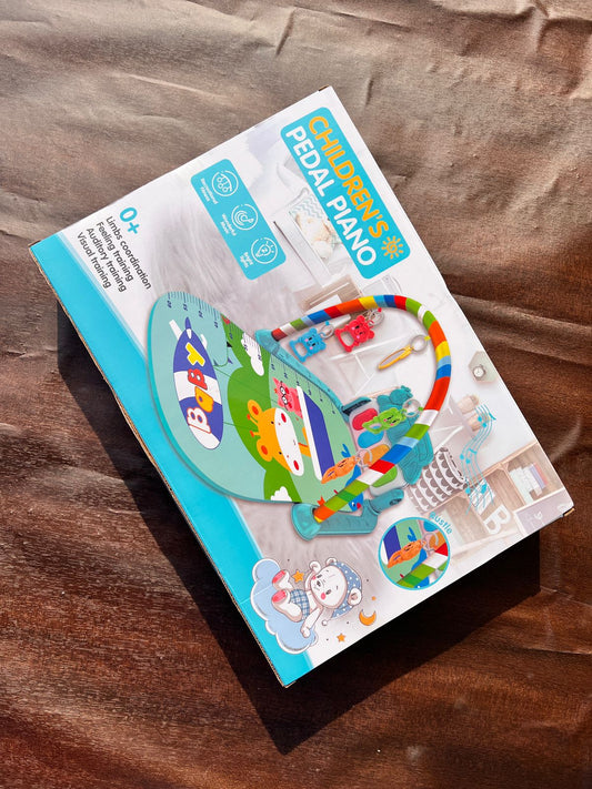 Baby Pedal Piano Play Mat with Activity Gym