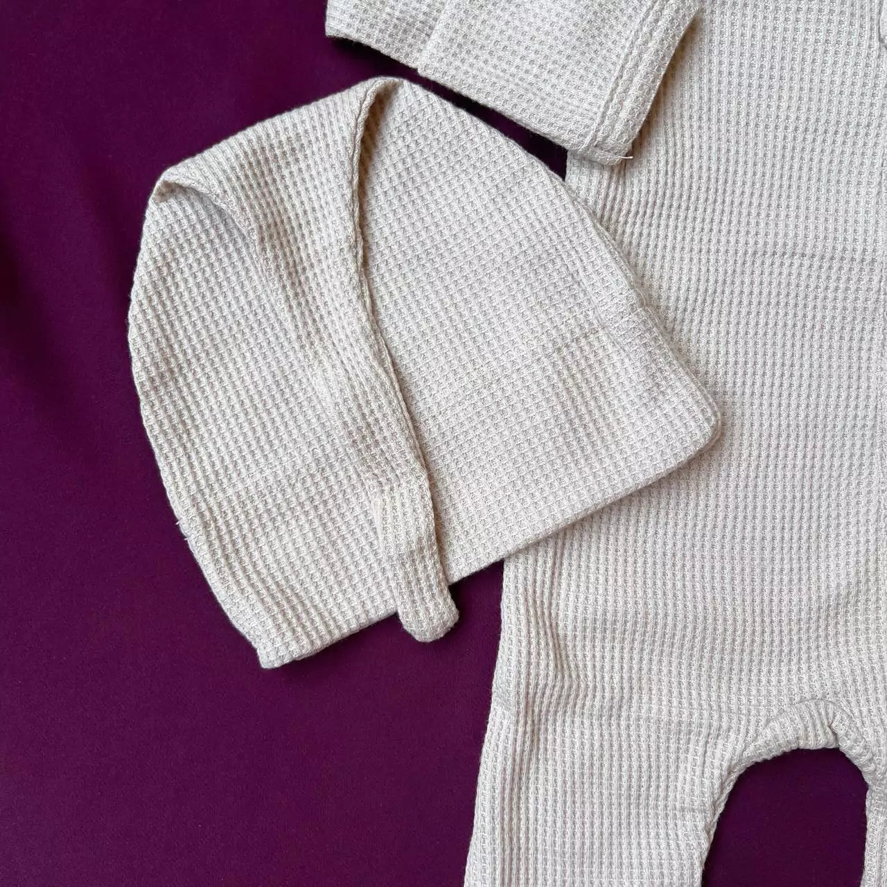 Baby Romper Set with Cap & Headband