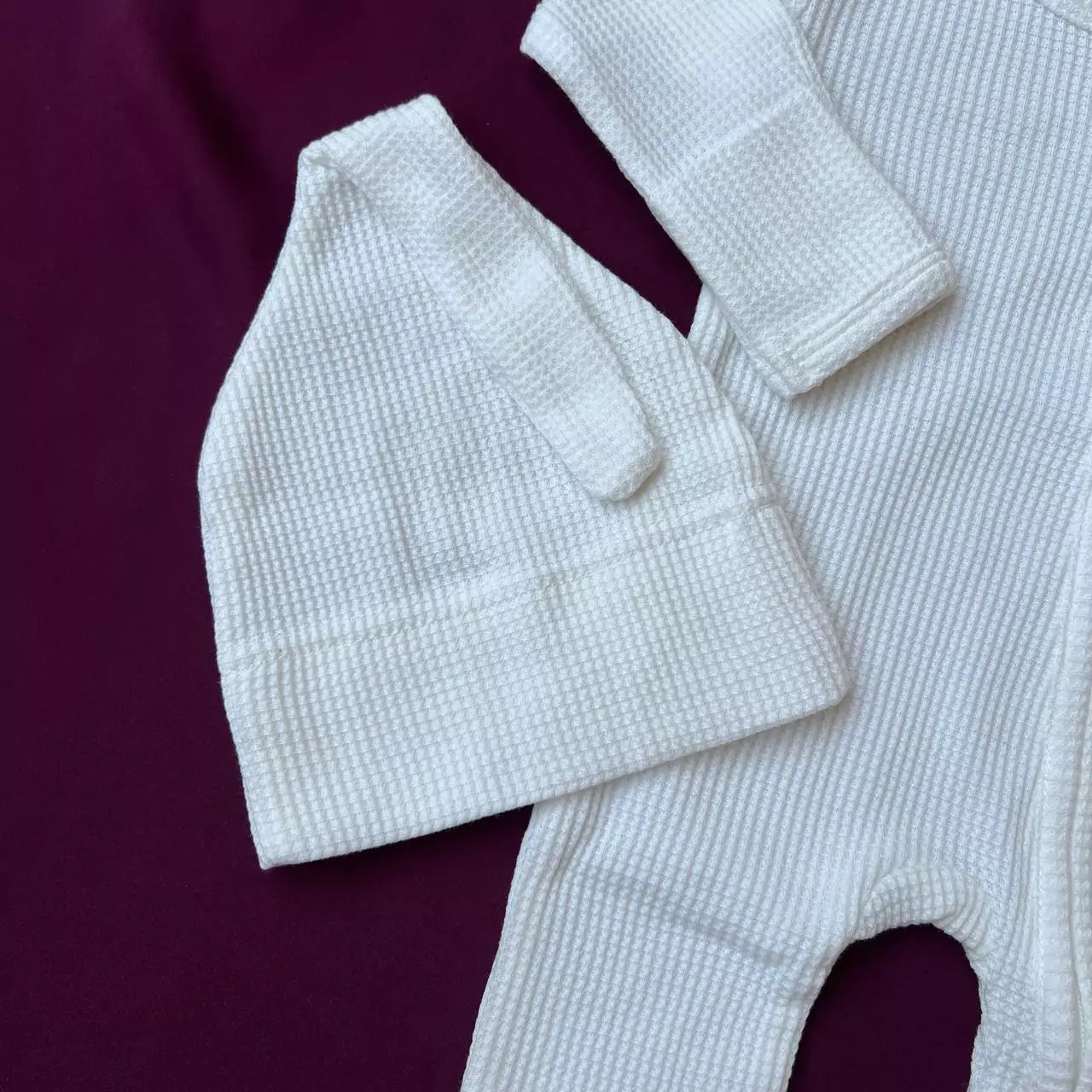 Baby Romper Set with Cap & Headband
