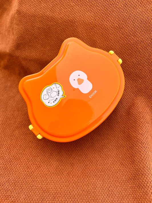Bear-Shaped Kids Lunch Box with Spoon