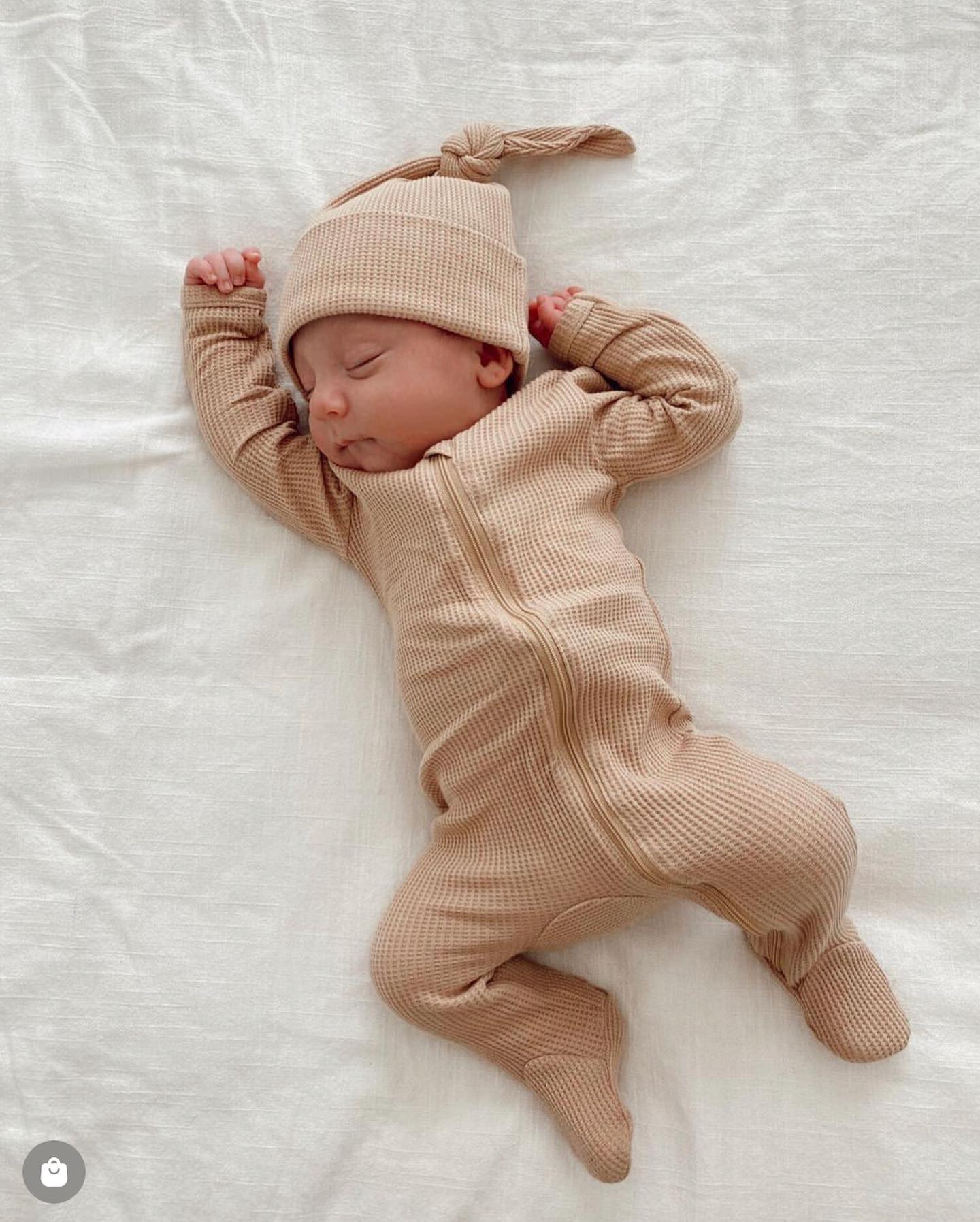 Baby Romper Set with Cap & Headband