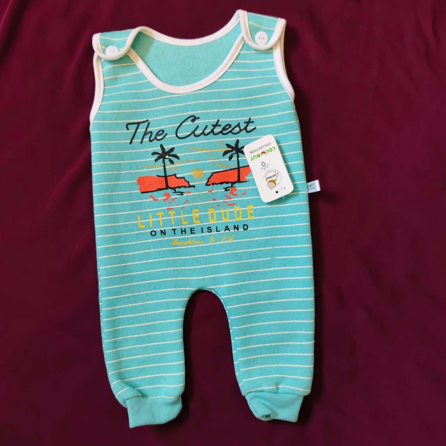 Dungaree Romper – Imported Fabric