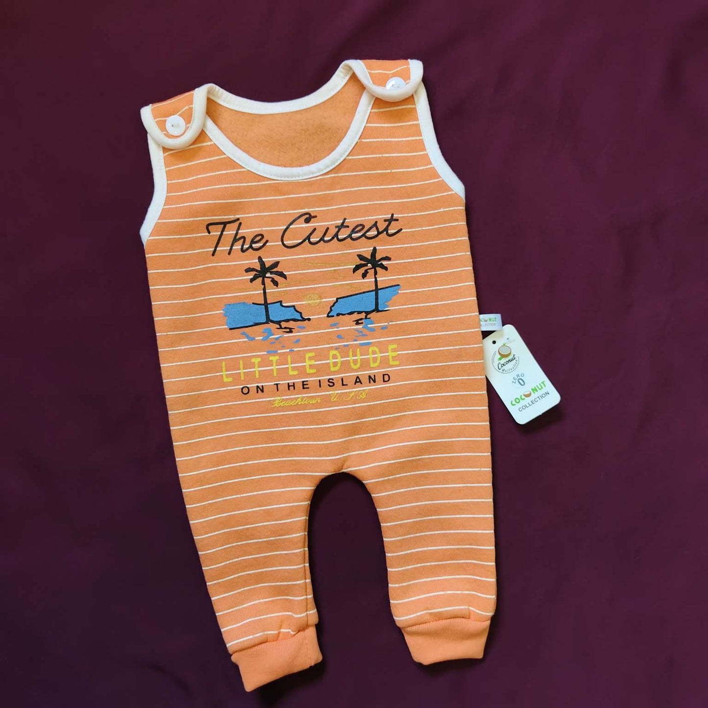 Dungaree Romper – Imported Fabric