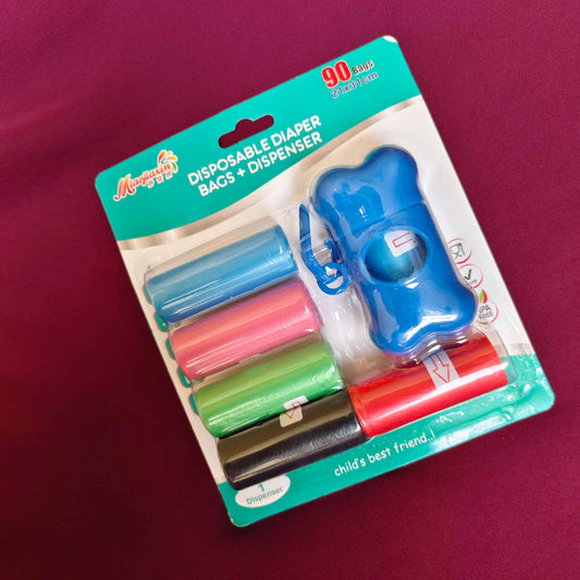 Diaper Bag Dispenser with Refill Rolls Pakistan blue