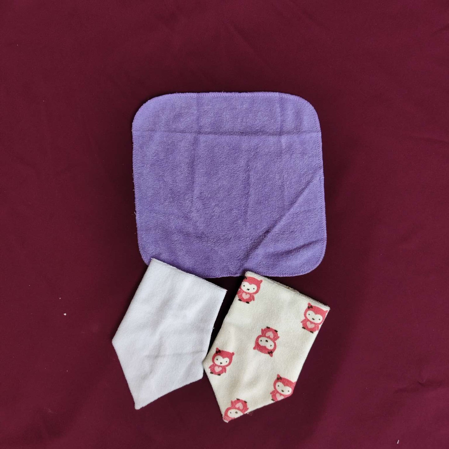 Face towels pack of 3 kitty 2