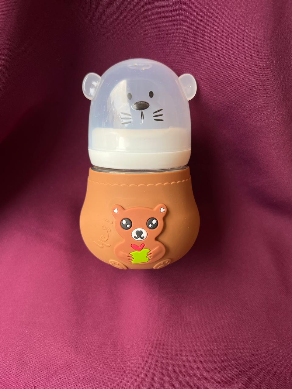 Yes Glass Feeder 60ml - 2OZ | BPA-Free Feeding Bottle for Newborns