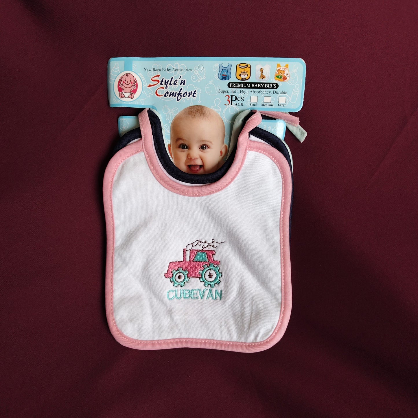 pack of 3 bibs