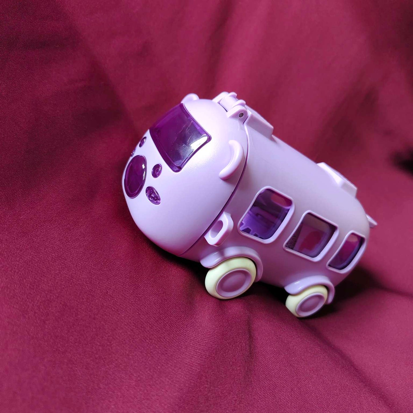 Kids Bus Water Bottle – 1 Cute 500ml Leakproof Sipper | Purple
