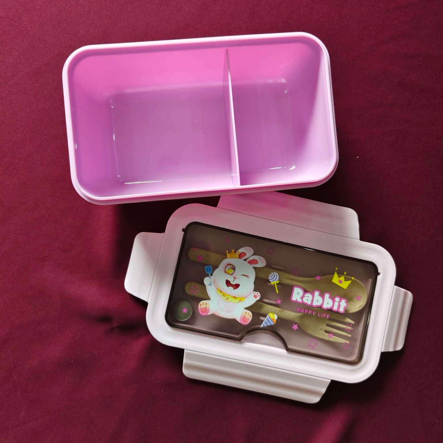 Kids Lunch Box with Spoon & Fork – Leakproof & BPA-Free
