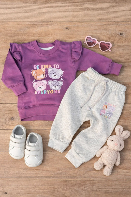 Kids Winter Clothing Set – Warm Top & Cozy Joggers
