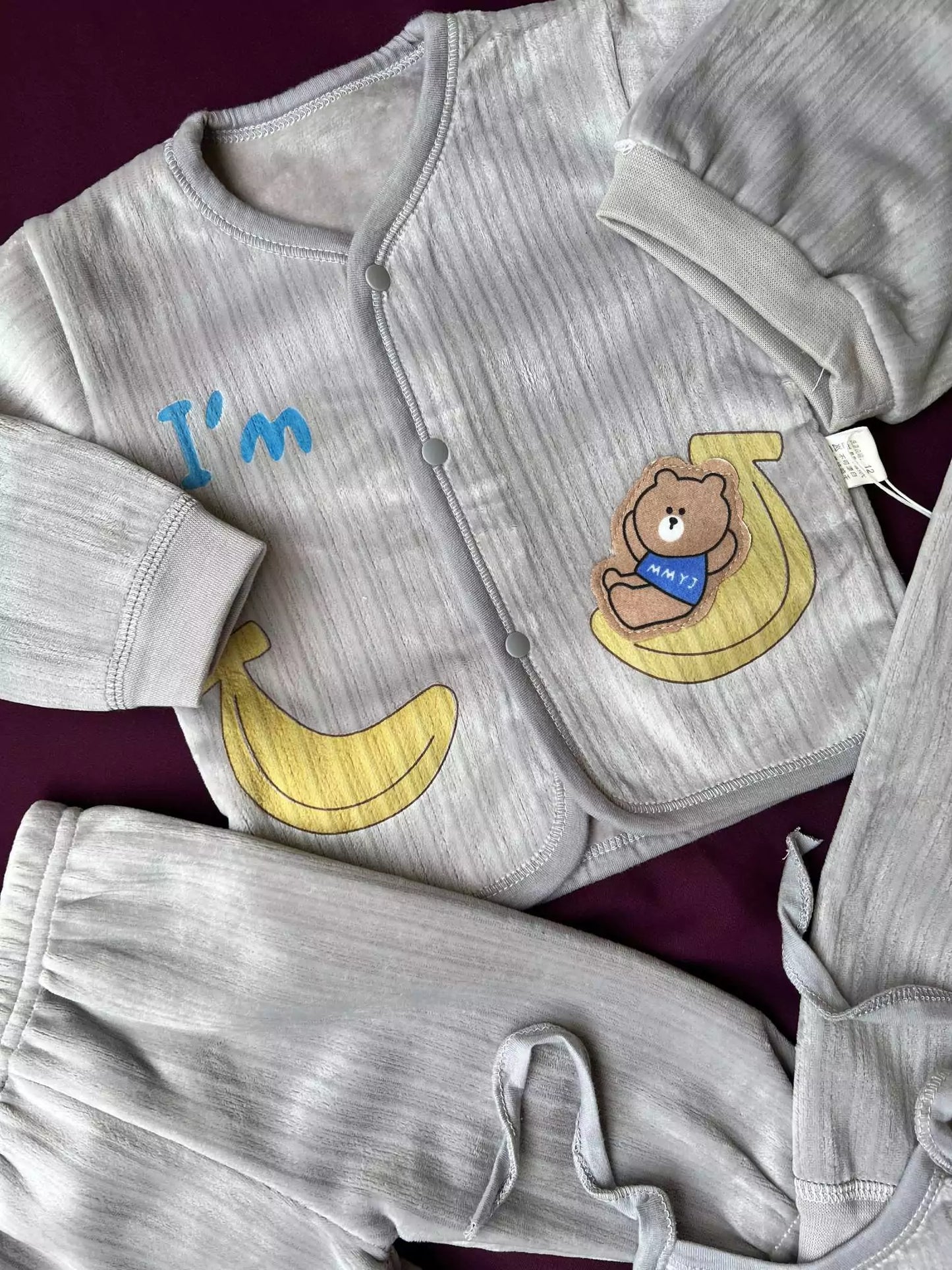 Newborn Baby 5 Piece Velvet Set