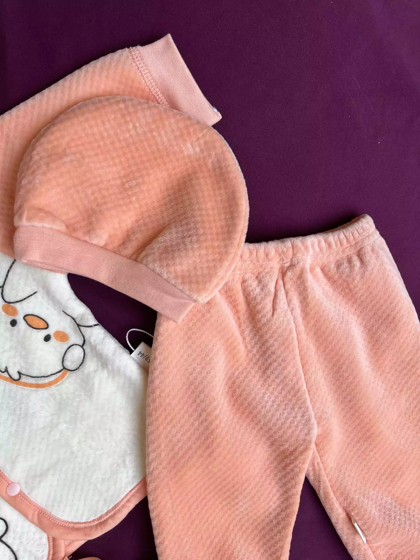 Newborn Baby 5 Piece Velvet Set