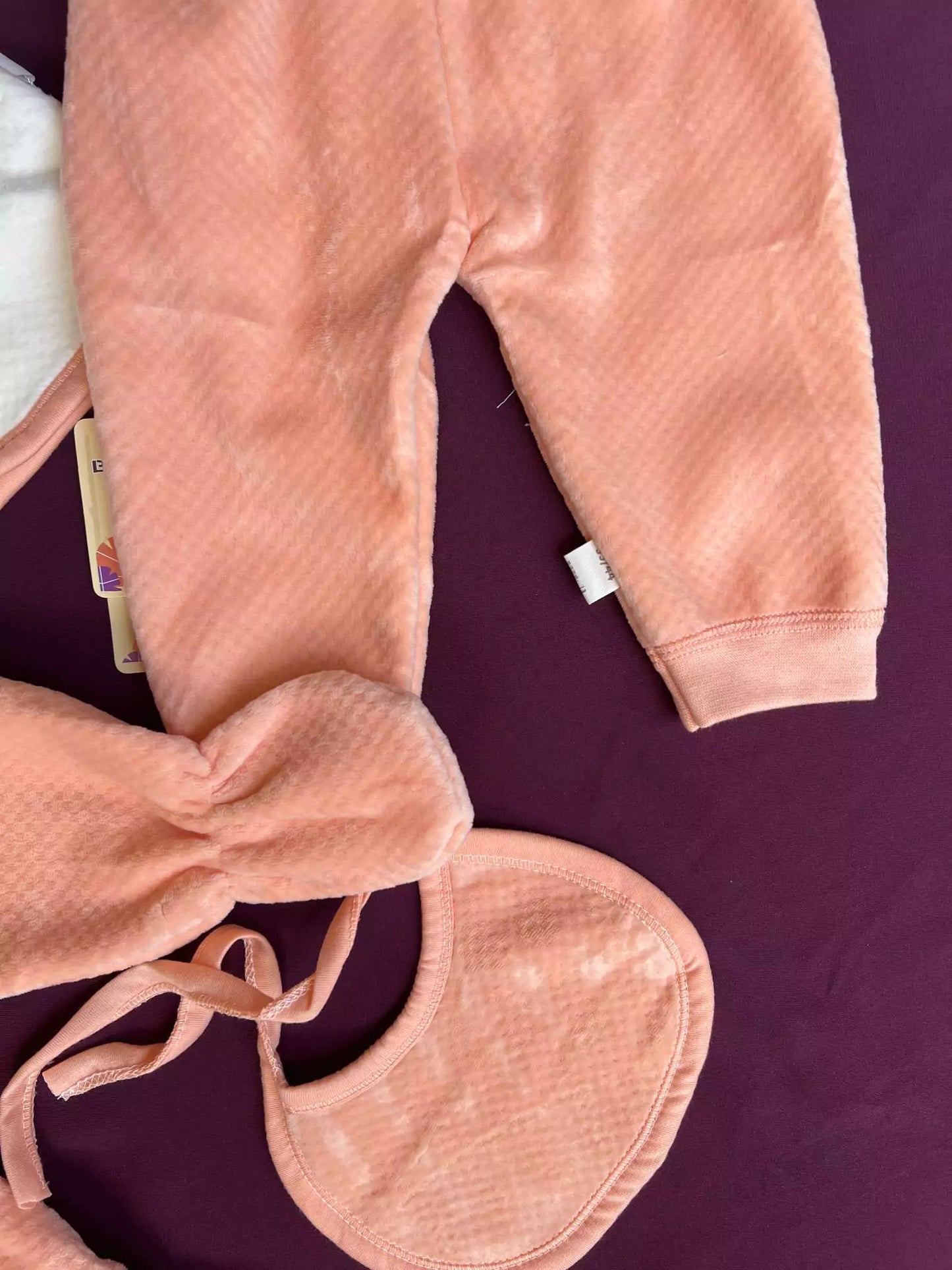 Newborn Baby 5 Piece Velvet Set