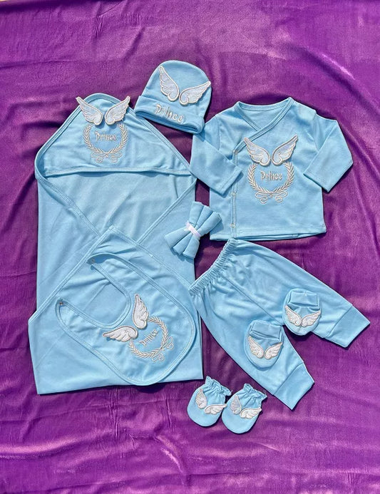Newborn Prince 11-Piece Starter Set – Baby Boy Clothing Gift Pack