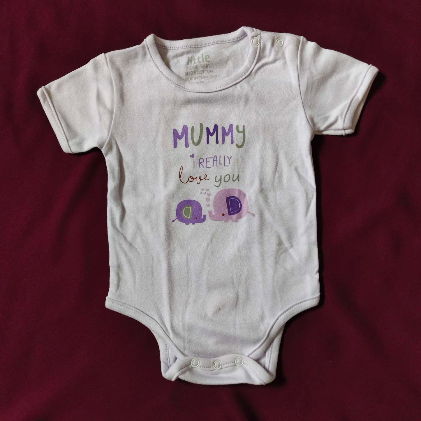 Pack of 3 Baby Bodysuits