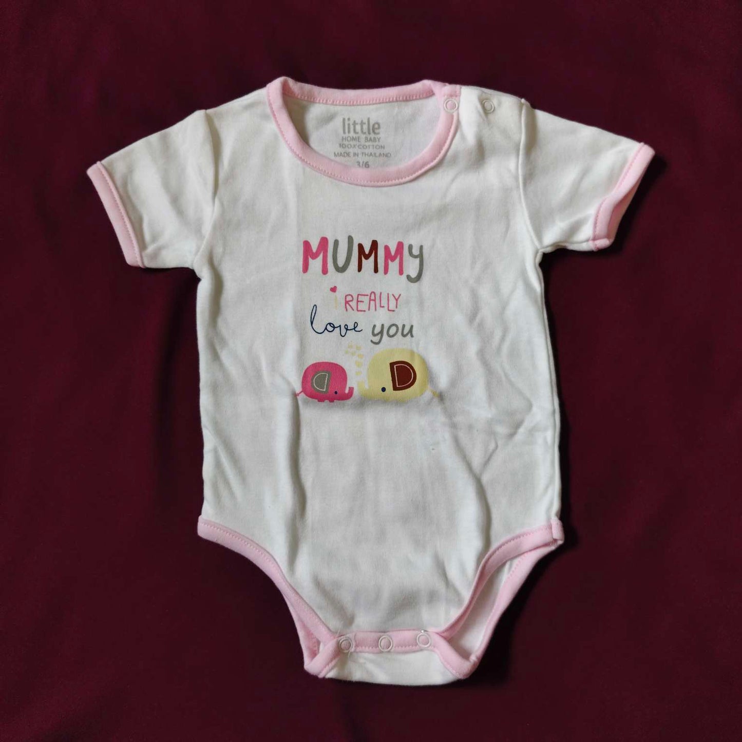 Pack of 3 Baby Bodysuits