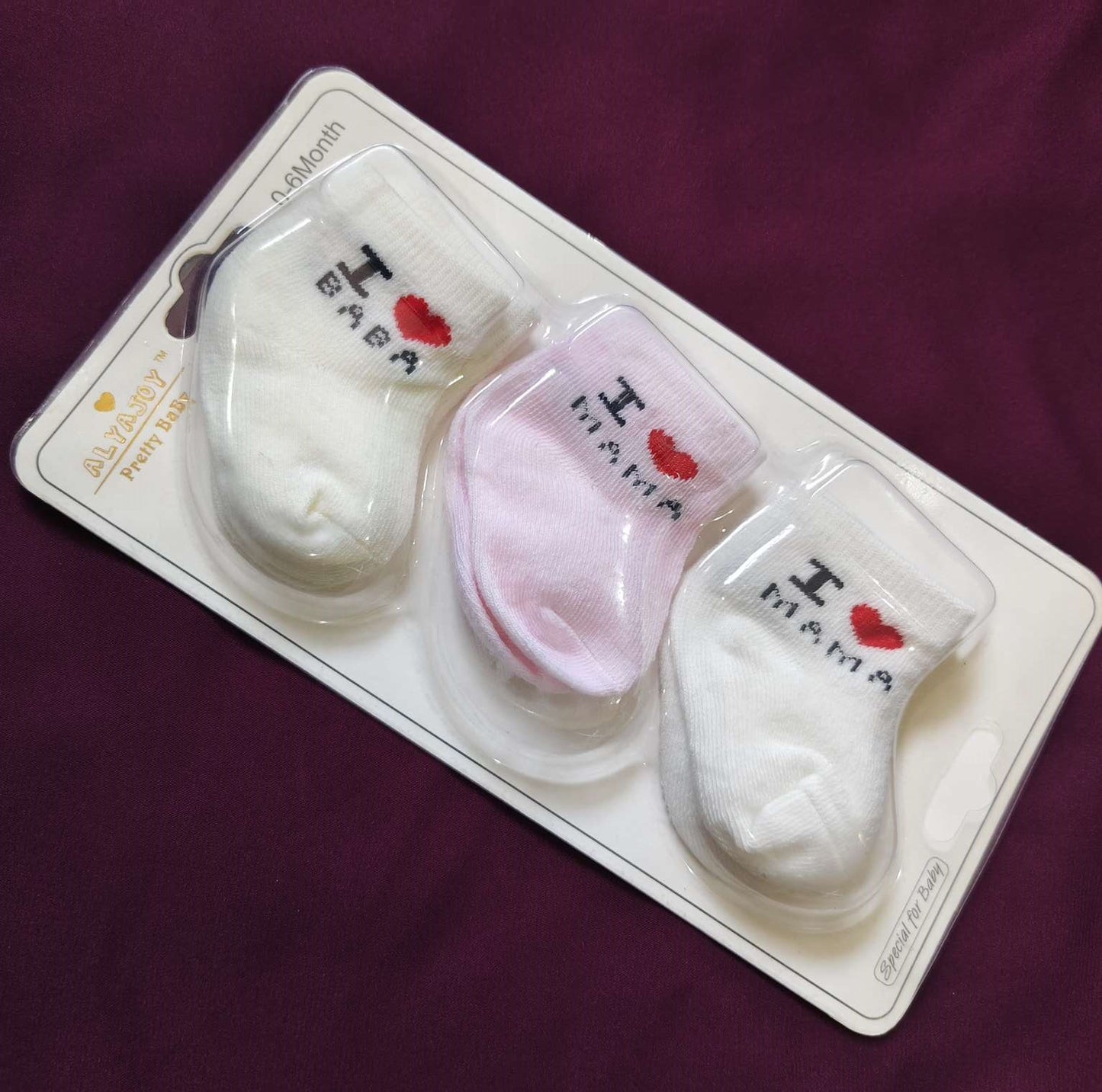 Pack of 3 Baby Socks