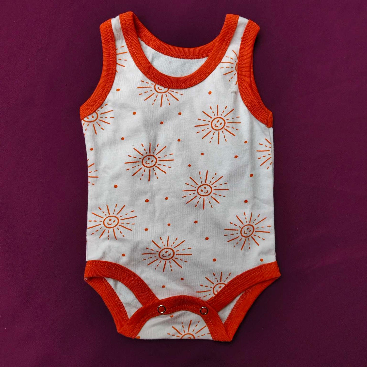 Sleeveless Baby Bodysuits – Pack of 5 Soft Cotton Rompers for Boys & Girls | Summer Essentials multicolor