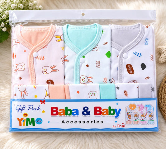 Newborn Jabla Dress Pack of 3 – Soft Baby Dress