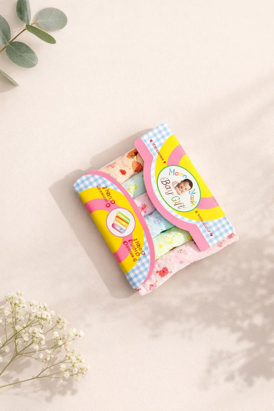 Reusable Baby Cloth Wipes Set – Soft Washcloths for Newborns