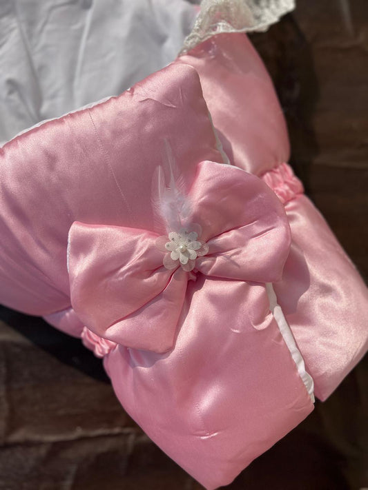 Soft Cotton Baby Carry Nests with Lace | Newborn