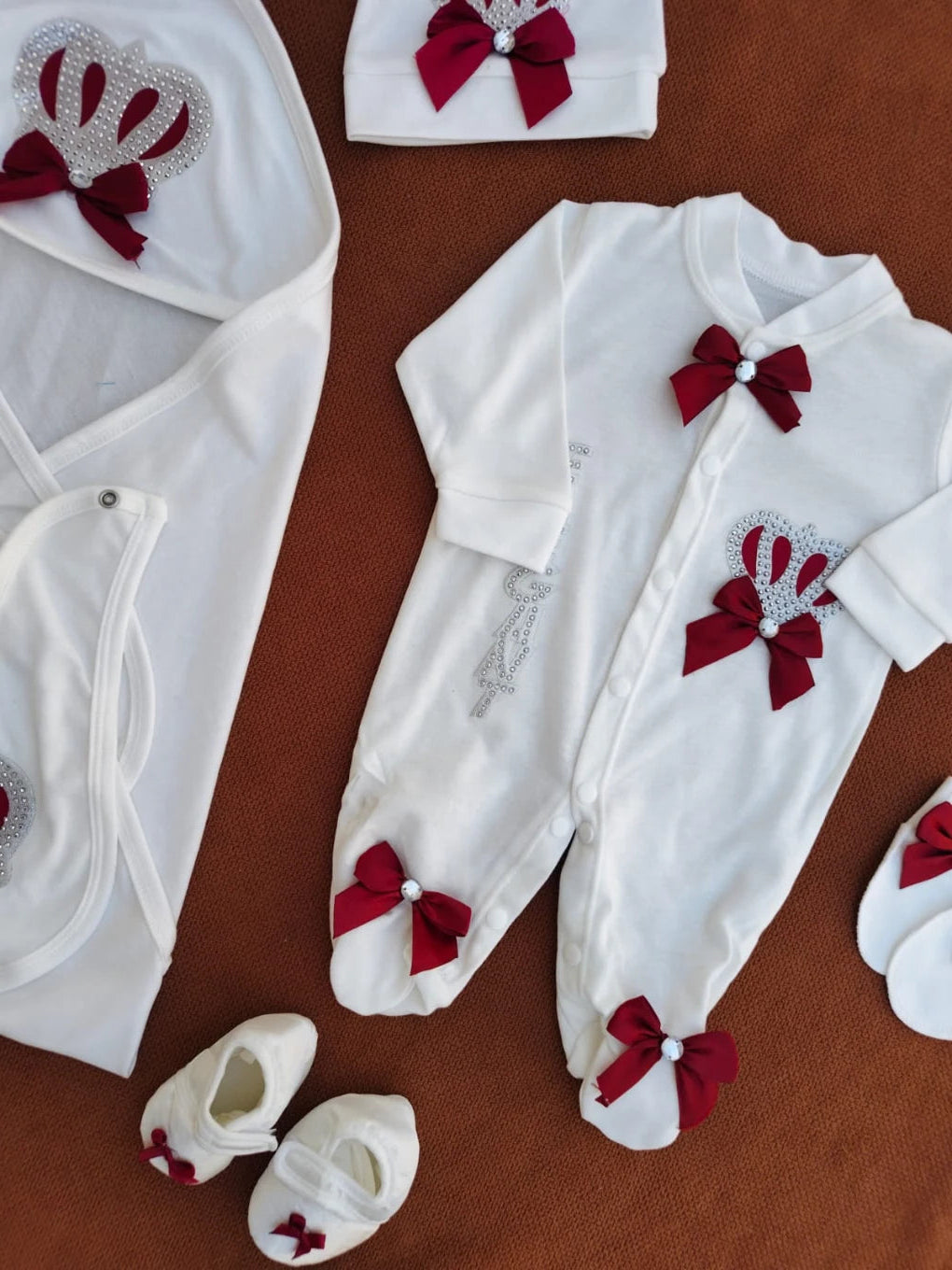 Summer 100% Cotton Turkish-Style Newborn Elegant Starter Set