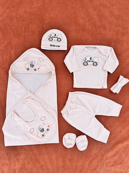 Summer 100% Cotton Starter Set for Newborn | Little Car