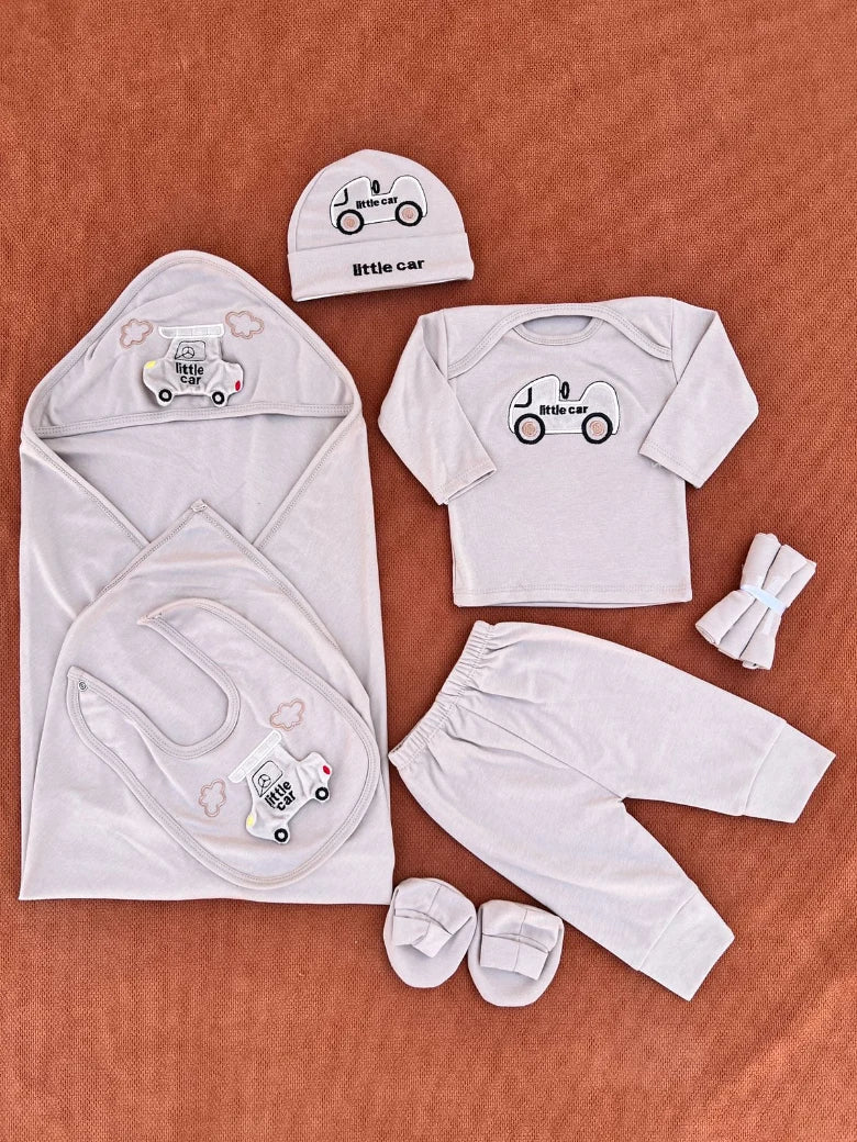 Summer 100% Cotton Starter Set for Newborn | Little Car