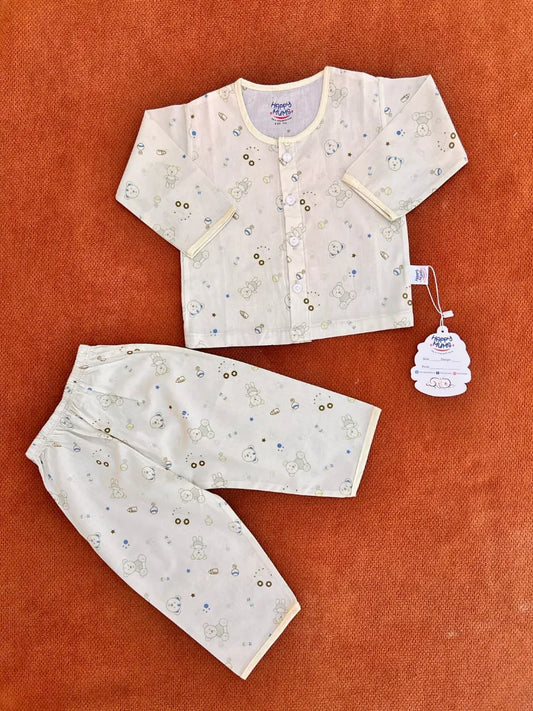 Imported Summer Baby Night Suit – Soft 2-Piece Shirt & Trouser Sleepwear Set