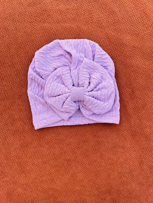Turban Cap for Baby Girls – Stylish Soft Headwrap (0–12 Months)