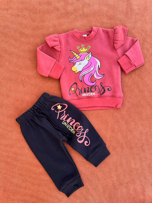 Kids Winter Clothing Set – Warm Top & Cozy Joggers
