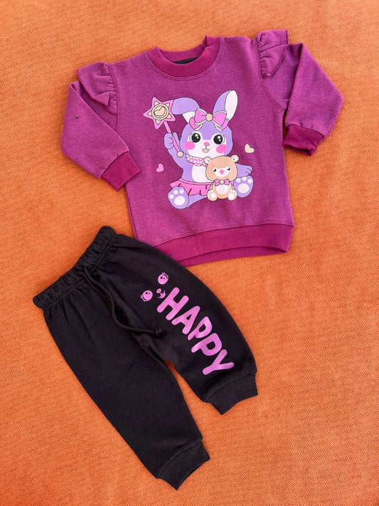 Kids Winter Clothing Set – Warm Top & Cozy Joggers