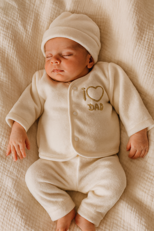 Pack of 3 Newborn Winter Jabla Dresses – Soft, Warm