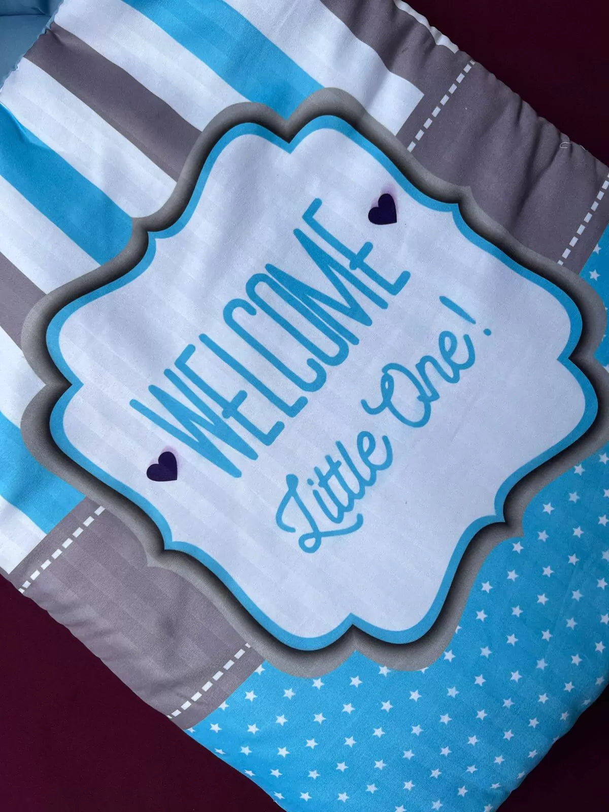"Welcome Little One" Newborn Carry Nest