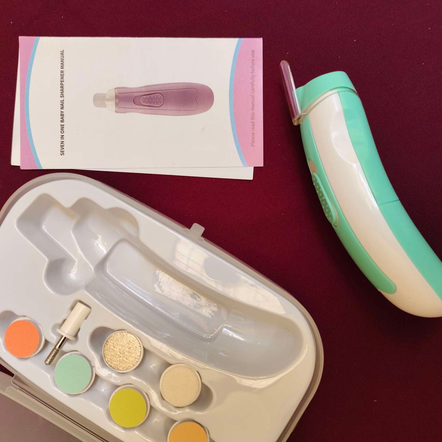 Imported Electric Nail Kit – Gentle & Safe Baby Nail Trimmer