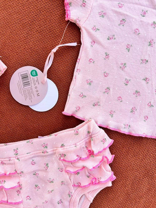 Summer Imported Baby Cotton Sets – girls pink hair band