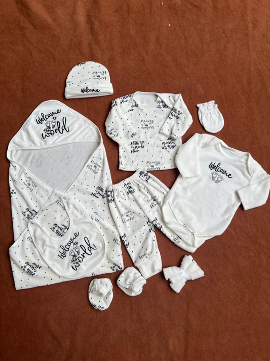 Winter Fleece Welcome to the World Newborn Starter Set