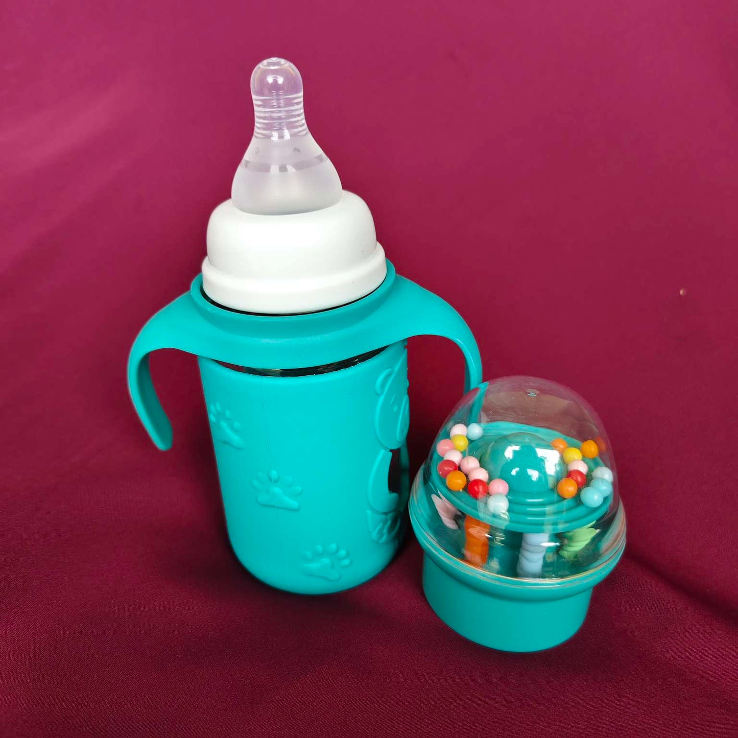 kidsessentials baby feeder Green glass yes 120ml GF2G2