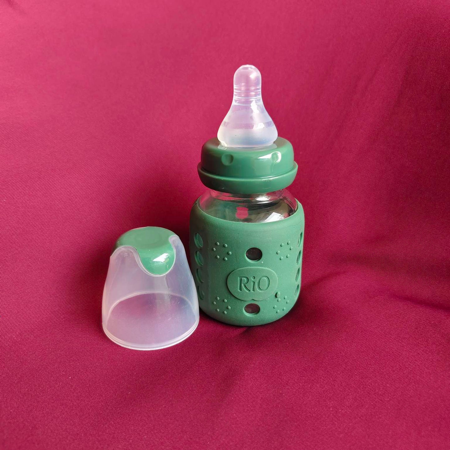 kidsessentials baby feeder green glass RIO 80ml GF1G2