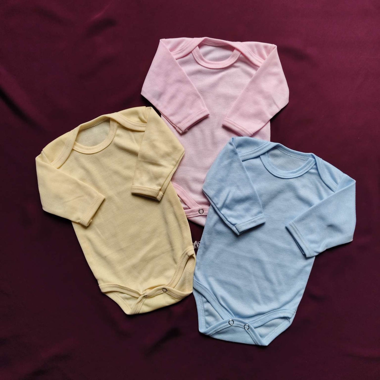 Pack of 3 Baby Bodysuits