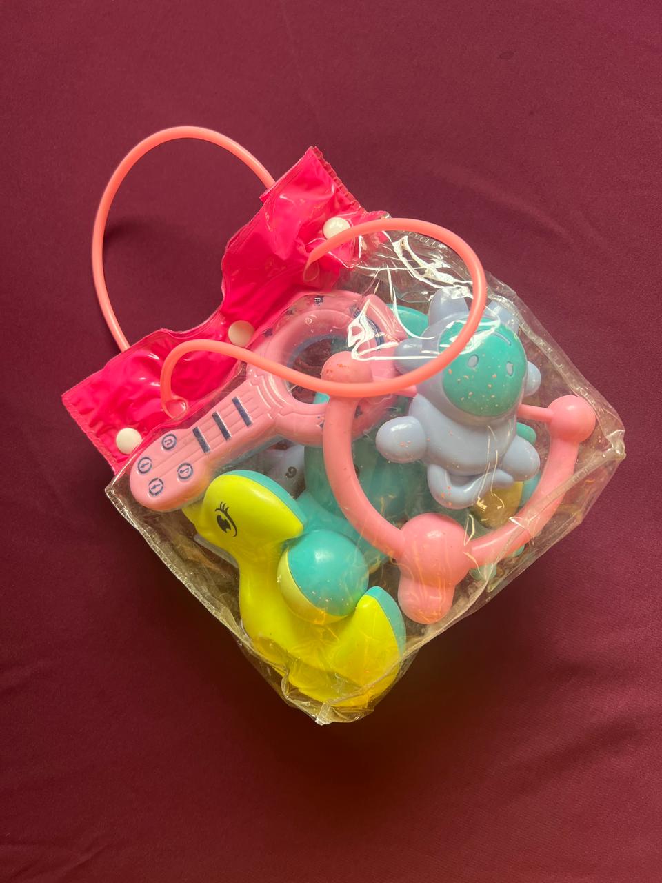Baby Rattle Toy Set – With Carry Bag