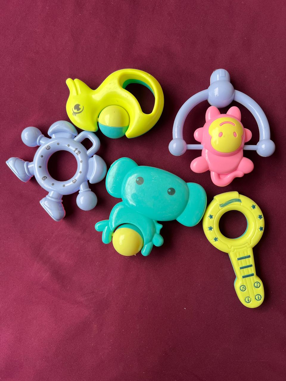 Baby Rattle Toy Set – With Carry Bag