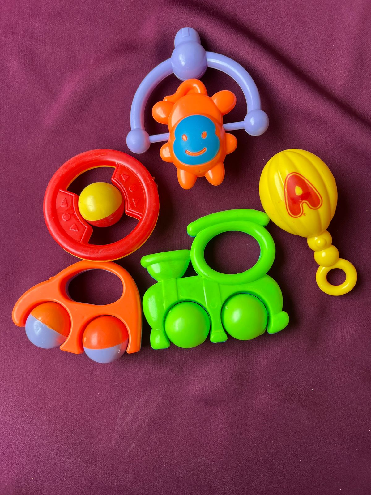Baby Rattle Toy Set – With Carry Bag