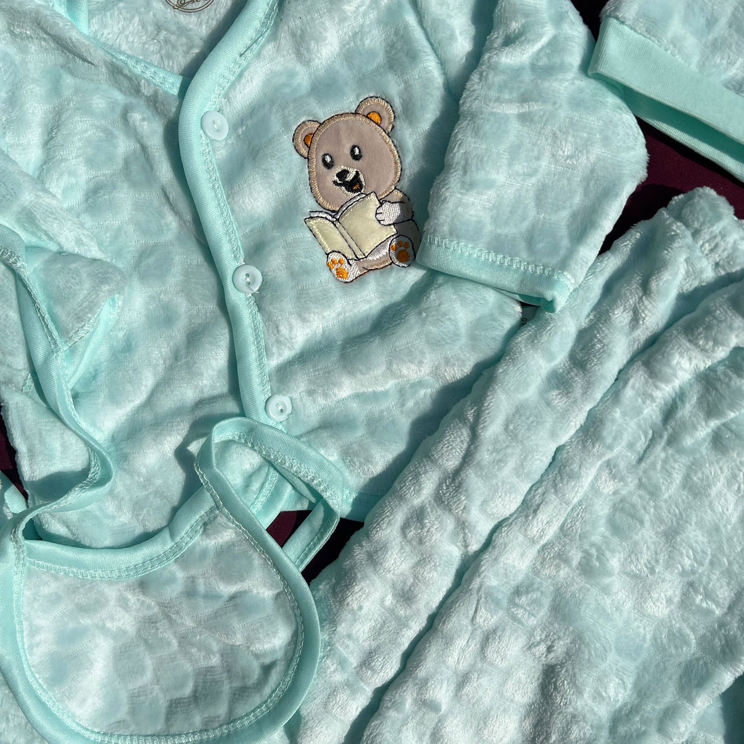 Newborn 6 Pcs Velvet Winter Set β Soft & Warm